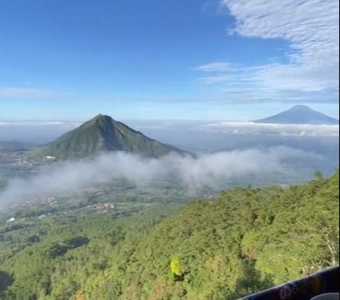 Viral Warkop dengan Pemandangan Gunung Telomoyo yang Indah, Bikin Pengunjung Betah