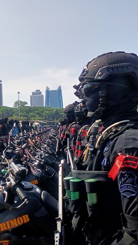 Apel Pasukan Operasi Lilin di Monas, Polri-TNI Pastikan Nataru Aman dan Lancar