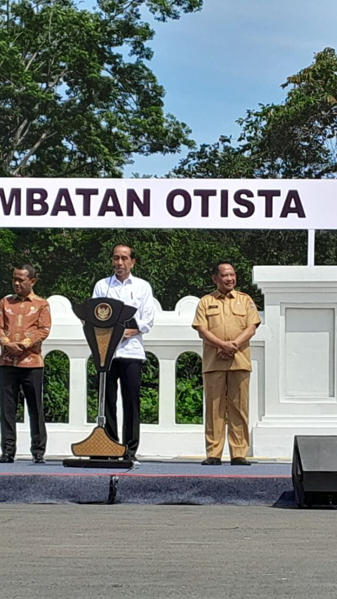 Fakta-Fakta Jembatan Otista di Bogor Telan Anggaran Rp50 Miliar yang Diresmikan Jokowi