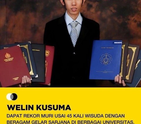 Sosok Welin Kusuma, Pria yang Dapat Rekor MURI karena Punya 45 Gelar Akademik