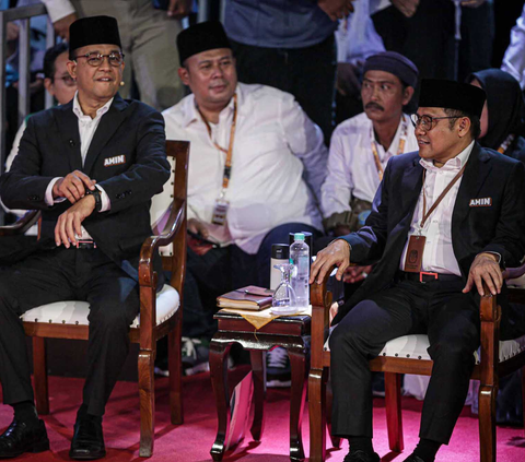 Momen Kocak Anies-Cak Imin Simulasi Tanya Jawab Jelang Debat Cawapres