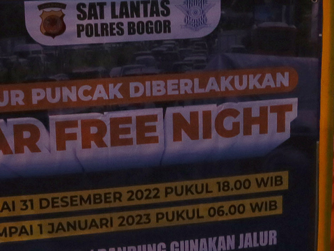 Bogor Peak Road Will Be Closed on New Year's Eve 2024