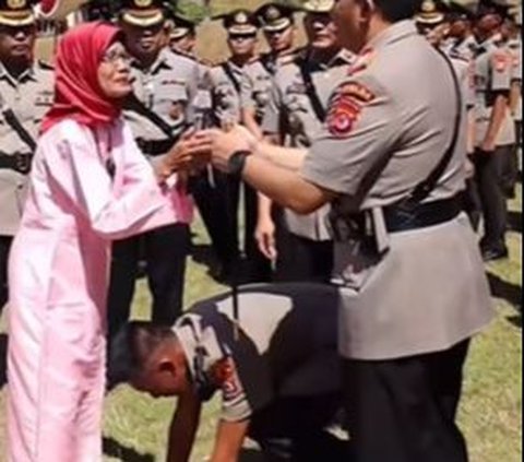 Anak Yatim ini 2 Kali Gagal kini jadi Polisi Bikin Jenderal Polisi Salut, Sang Ibu 'Semoga Almarhum Bangga'