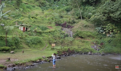 Bermain di Sungai Bawah Curug cukup Aman