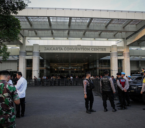 FOTO: Suasana Pengamanan Ketat di Lokasi Debat Kedua Cawapres di Senayan