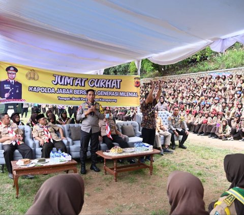 Kapolda Jabar Gelar Jumat Curhat Bersama Generasi Milenial