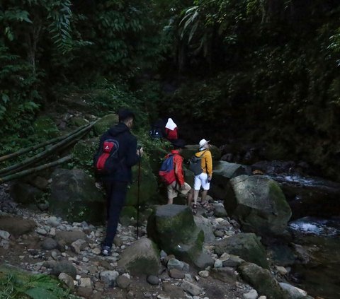 FOTO: Pesona Curug Walet yang Tersembunyi di Kaki Gunung Salak Bogor, Cantiknya Sungguh Menawan