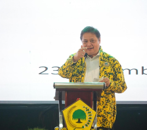 Ketua Umum Partai Golkar Airlangga Hartarto optimis target ini bisa dicapai oleh Prabowo-Gibran.