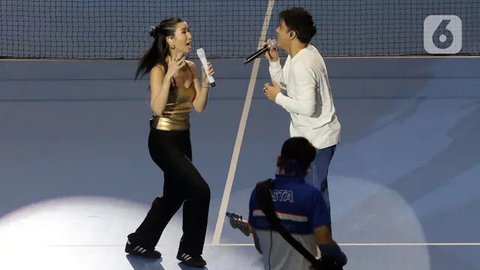 FOTO: Ariel Noah feat The Popstar Meriahkan Pertandingan Tenis Sport Party: Clash of Celebrity