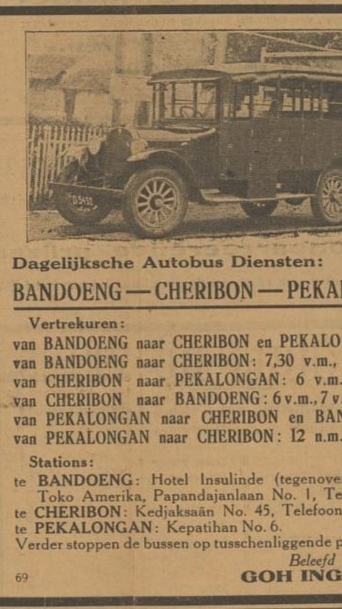 10 Potret Brosur Iklan PO Bus Zaman Dulu, Masih Pakai Ejaan Lama