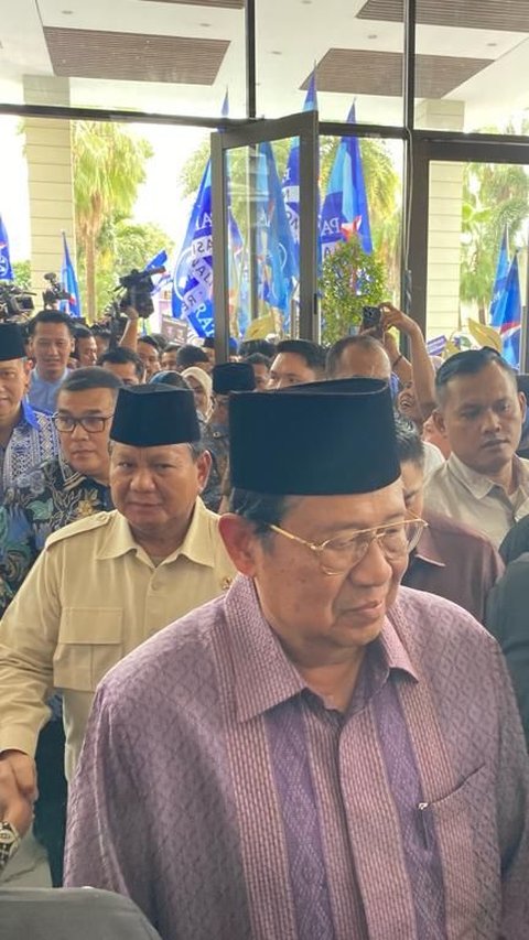 Momen Perdana di Masa Kampanye, Prabowo Bertemu SBY di Aceh