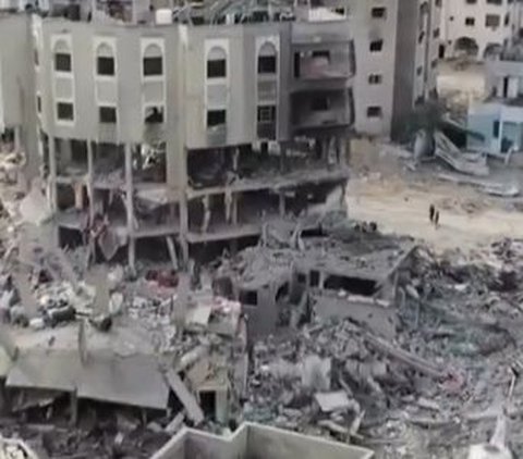 Potret Menyedihkan Kota Gaza Akibat Bombardir Israel, Gedung Bangunan & Jalan Hancur Bak Kota Mati