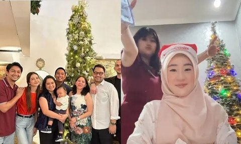 Foto-Foto Harmonis Artis Turut Hadir Rayakan Natal Bareng Keluarga yang Beda Agama