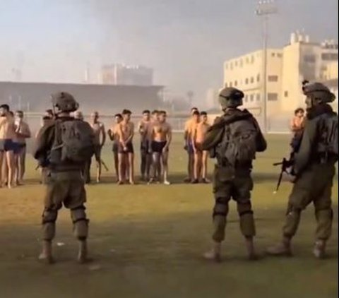 Pasukan Israel Ubah Stadion Gaza Jadi Kamp Penahanan Massal Warga Palestina, Mereka Ditelanjangi dan Dikepung Tank