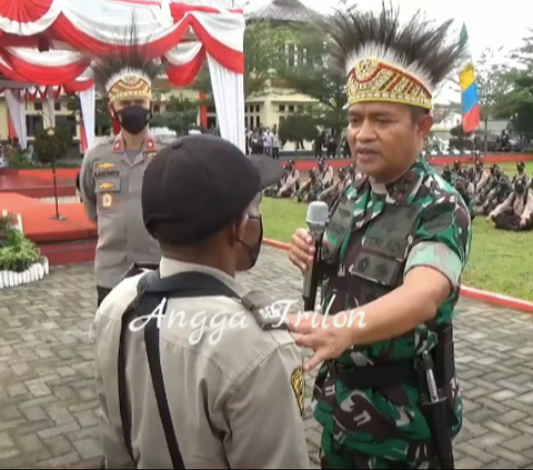 Jenderal TNI Melongo Melihat Pria Asal Papua Miliki Tinggi 149 CM Lolos Jadi Polisi 'Bisa Masuk'