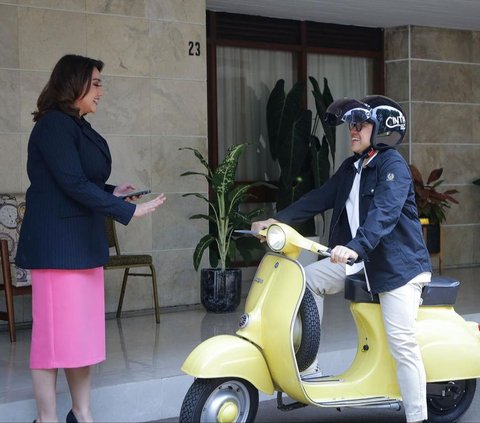 Melihat Rumah Dinas Cak Imin di Kompleks Widya Chandra Jaksel, 2 Vespa Curi Perhatian