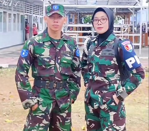 Momen Kakak Cewek Prajurit TNI Kunjungi Adik yang Jalani Semaba, Adik Langsung Hormat dan Push-up