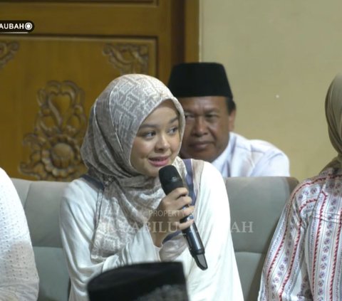 The Compact Style of Anies' Daughter and Cak Imin at Gus Iqdam's Study Session, Her Beauty Makes Hearts Melt