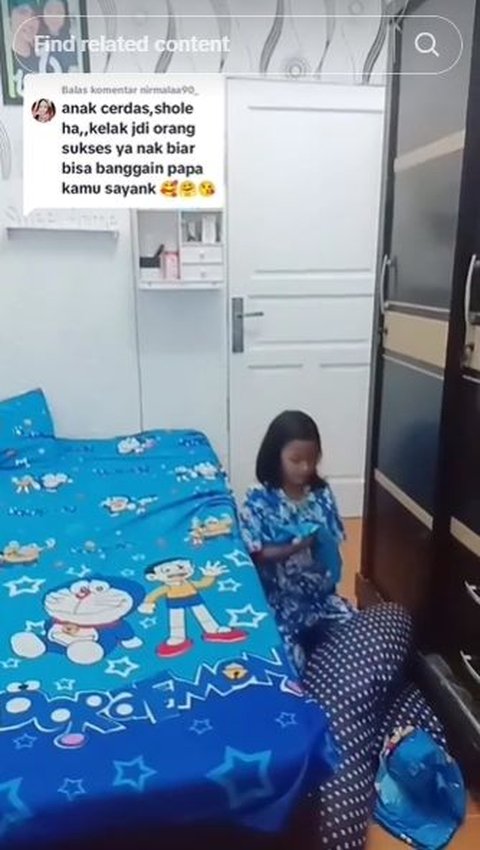 Di kamar ini Arya Khan tidur bersama putrinya.