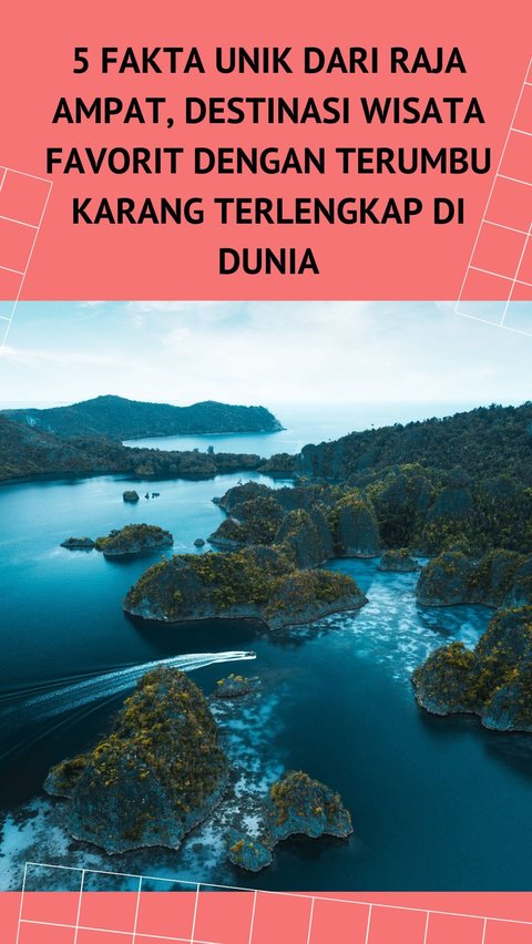 5 Fakta Unik dari Raja Ampat, Destinasi Wisata Favorit dengan Terumbu Karang Terlengkap di Dunia