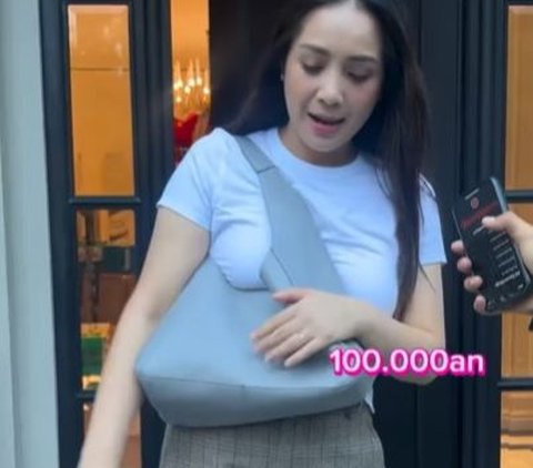 Nagita Spill Wears Bag and Sandals Worth Rp100 Thousand, Netizens Don't Simply Believe