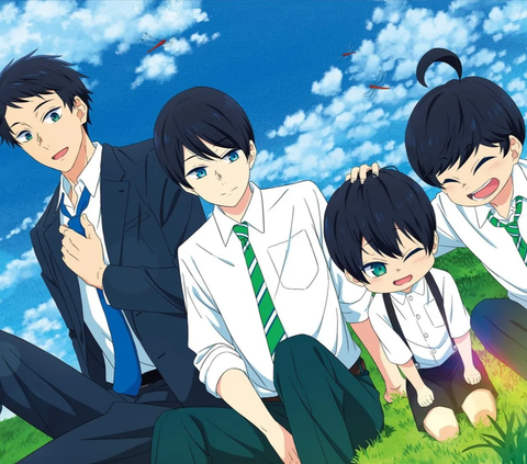 5 Anime Slice of Life Bertema Keluarga yang Lucu dan Mengharukan, Ada The Yuzuki Family's Four Sons