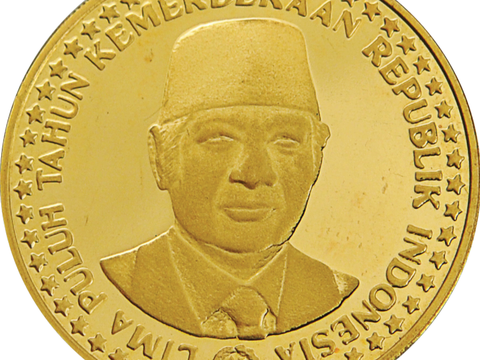 Large Nominal Rupiah Coins Containing Gold Now Sought After by Collectors