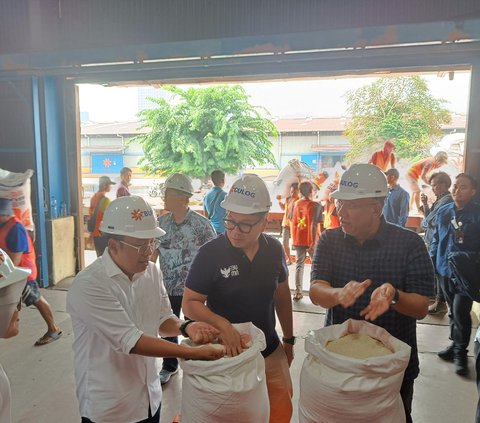 Wamen BUMN hingga Bos Bulog Kunjungi Gudang Beras di Kelapa Gading, Ada Apa?