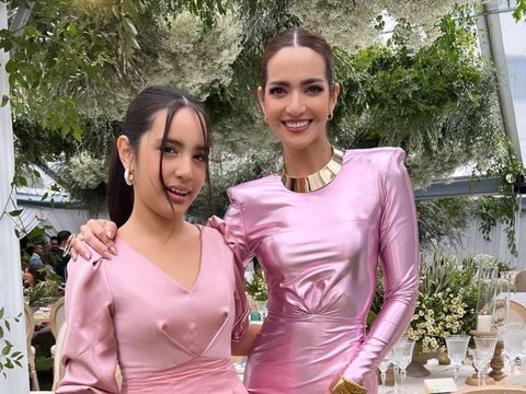 Penampilan Cantik Nia Ramadhani di Anniversary Mertua, Pose Bareng Mikhayla Curi Perhatian