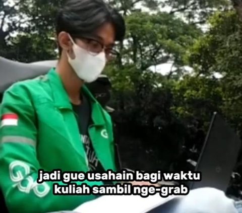 Kisah Pria Kuliah Sambil jadi Driver Ojol hingga Akhirnya Wisuda Ini Viral, Banjir Pujian Warganet