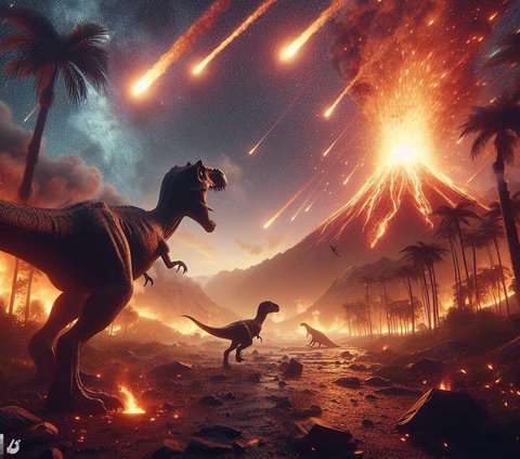 Dinosaurus Punah Diduga Bukan Cuma karena Meteor, Apa Lagi?