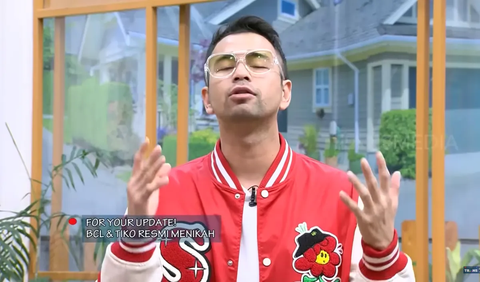 Raffi Ahmad menyampaikan selamat buat BCL dan Tiko. Tak lupa Raffi menyampaikan doa buat BCL.<br>