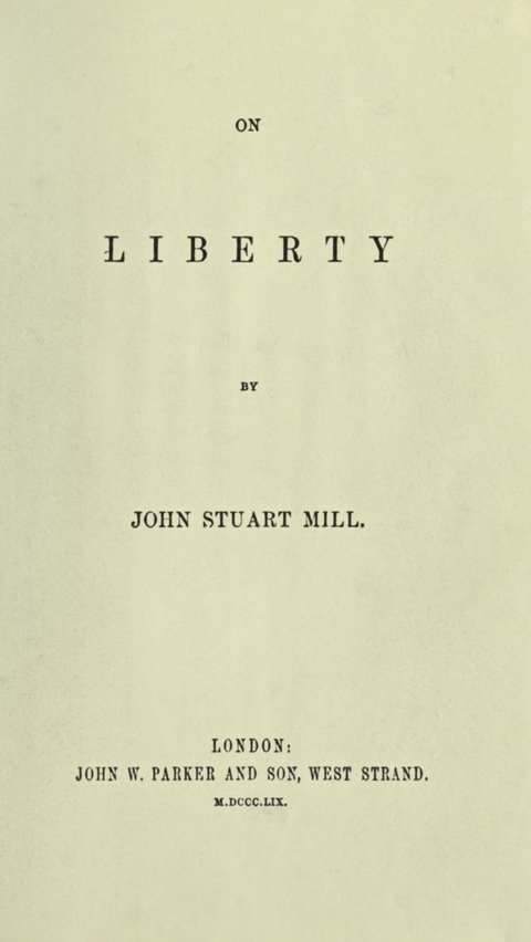 3. On Liberty oleh John Stewart Mill