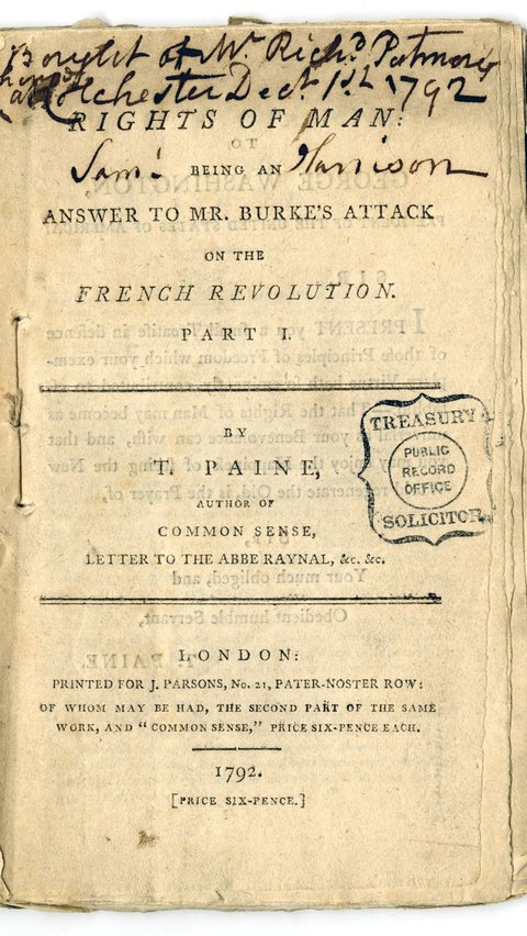 8. The Right of Man oleh Thomas Paine<br>