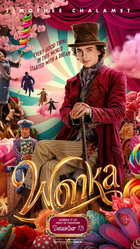 WONKA (2023), Pesona Timothée Chalamet Sebagai Pembuat Cokelat Dalam Balutan Film Musikal