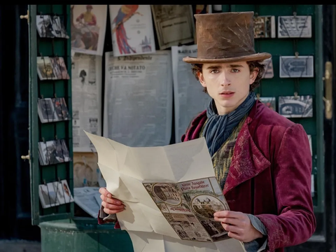 WONKA (2023), Pesona Timothée Chalamet Sebagai Pembuat Cokelat Dalam Balutan Film Musikal