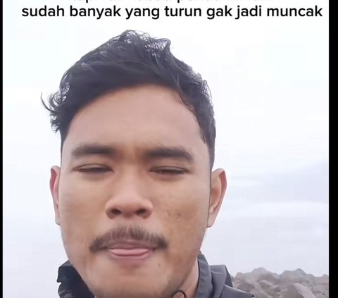 Viral Pendaki Bagikan Momen di Puncak Marapi Sebelum Erupsi, Begini Penampakannya