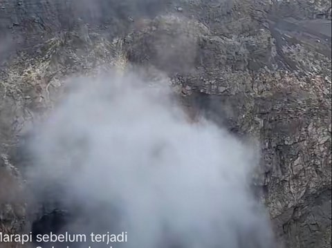 Viral Pendaki Bagikan Momen di Puncak Marapi Sebelum Erupsi, Begini Penampakannya