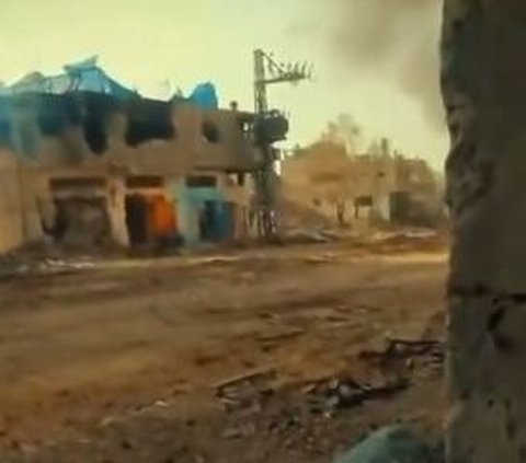 Aksi Terbaru Brigade Al-Qassam Ledakkan Tank-tank Israel Sampai Terbakar Hangus