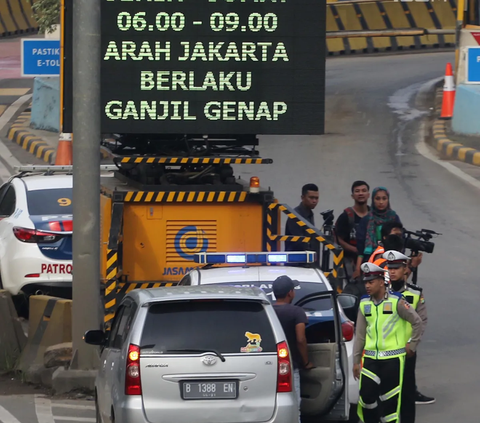 Ganjil Genap di Jakarta Ditiadakan Saat Libur Natal dan Tahun Baru