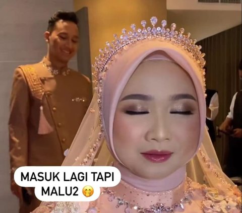 So Romantic! Groom Becomes a Loyal Audience During His Bride's Make Up Process