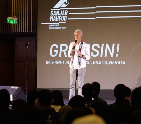 Ganjar Bakal Percepat Infrastruktur Digital Bagi Pelajar, Internet Gratis di Sekolah