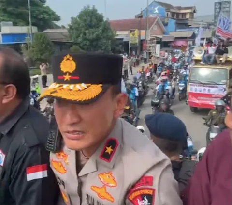 Jenderal Polisi Tegas di Depan Buruh yang lagi Demo 'Ayo Berunjuk Rasa di Kantor Gubernur, Saya Kawal'