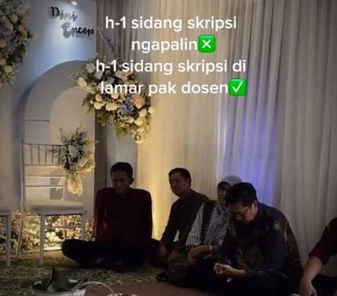 Viral Wanita Ini Dilamar Dosennya saat H-1 Sidang Skripsi, Selisih Usia Tak Jadi Masalah