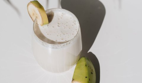 3. Banana with Milk