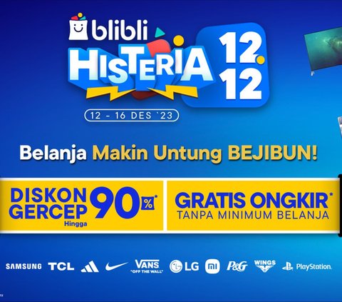 Harbolnas Only A Few Days Left, Grab Various Attractive Promos at BliBli Histeria 12.12
