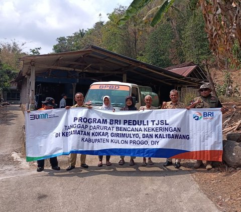 Bantuan Air Bersih dari BRI untuk Warga Terdampak Kekeringan di Kulon Progo