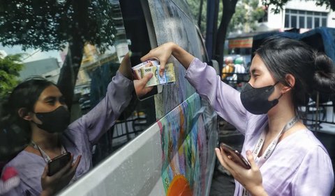 Selain kas keliling, BI menyediakan 5.066 titik penukaran pada bak yang tersebar di seluruh wilayah Indonesia.