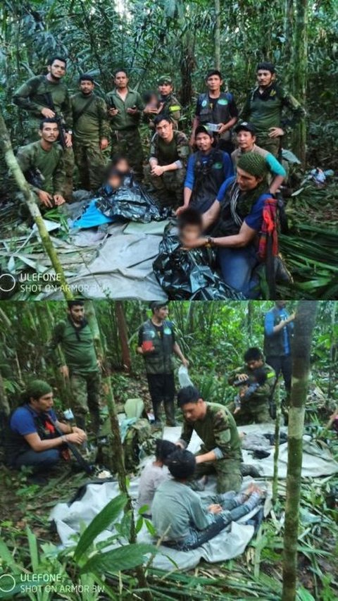 Empat bocah dari kelompok masyarakat adat di Kolombia itu diselamatkan oleh petugas pada Jumat (9/6/2023) lewat pengerahan operasi pencarian besar-besaran di hutan Amazon.