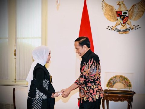 Menurut Jokowi, Putri Ariani sangat menjiwai lagu yang dibawakannya.